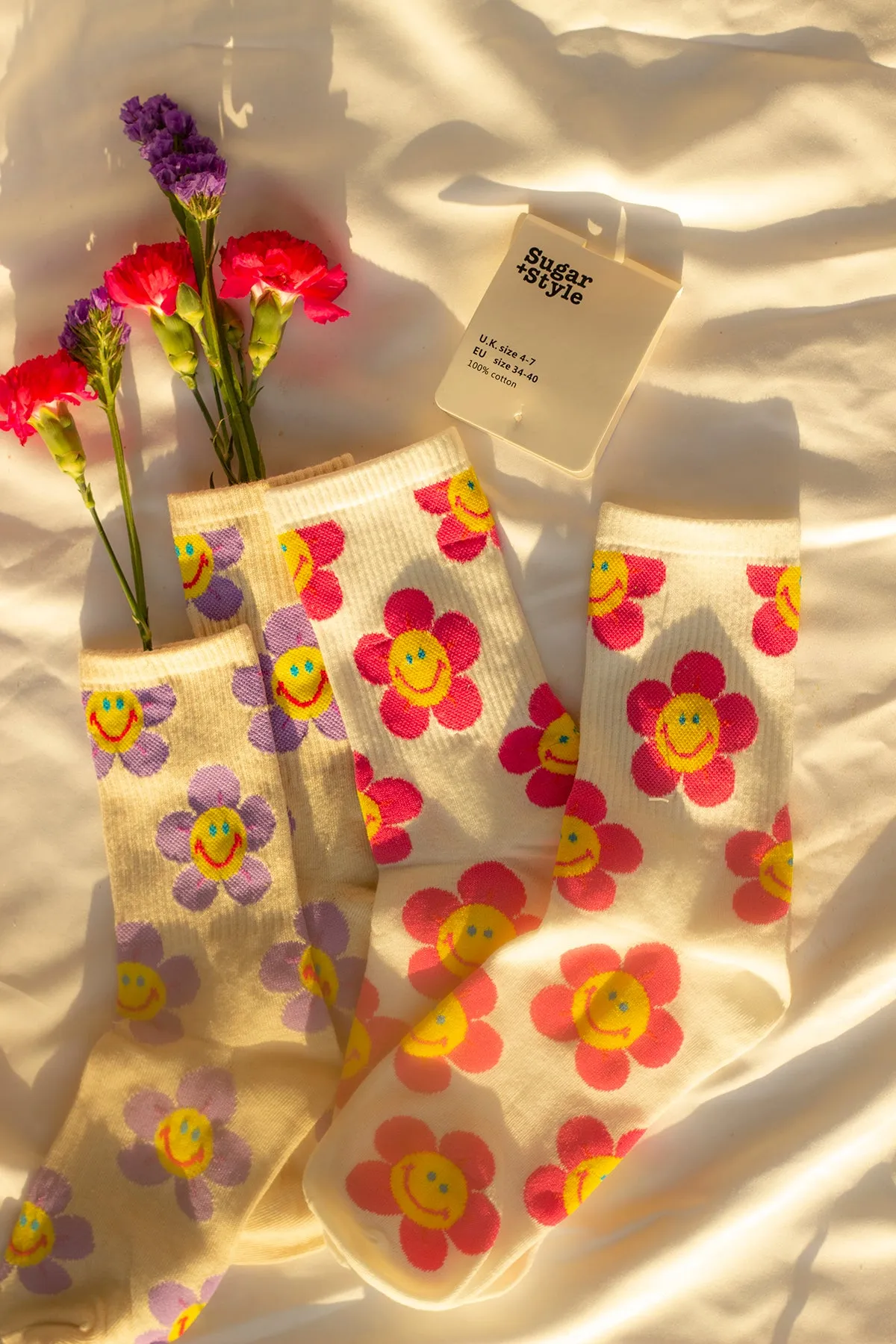 Fun Flower Socks