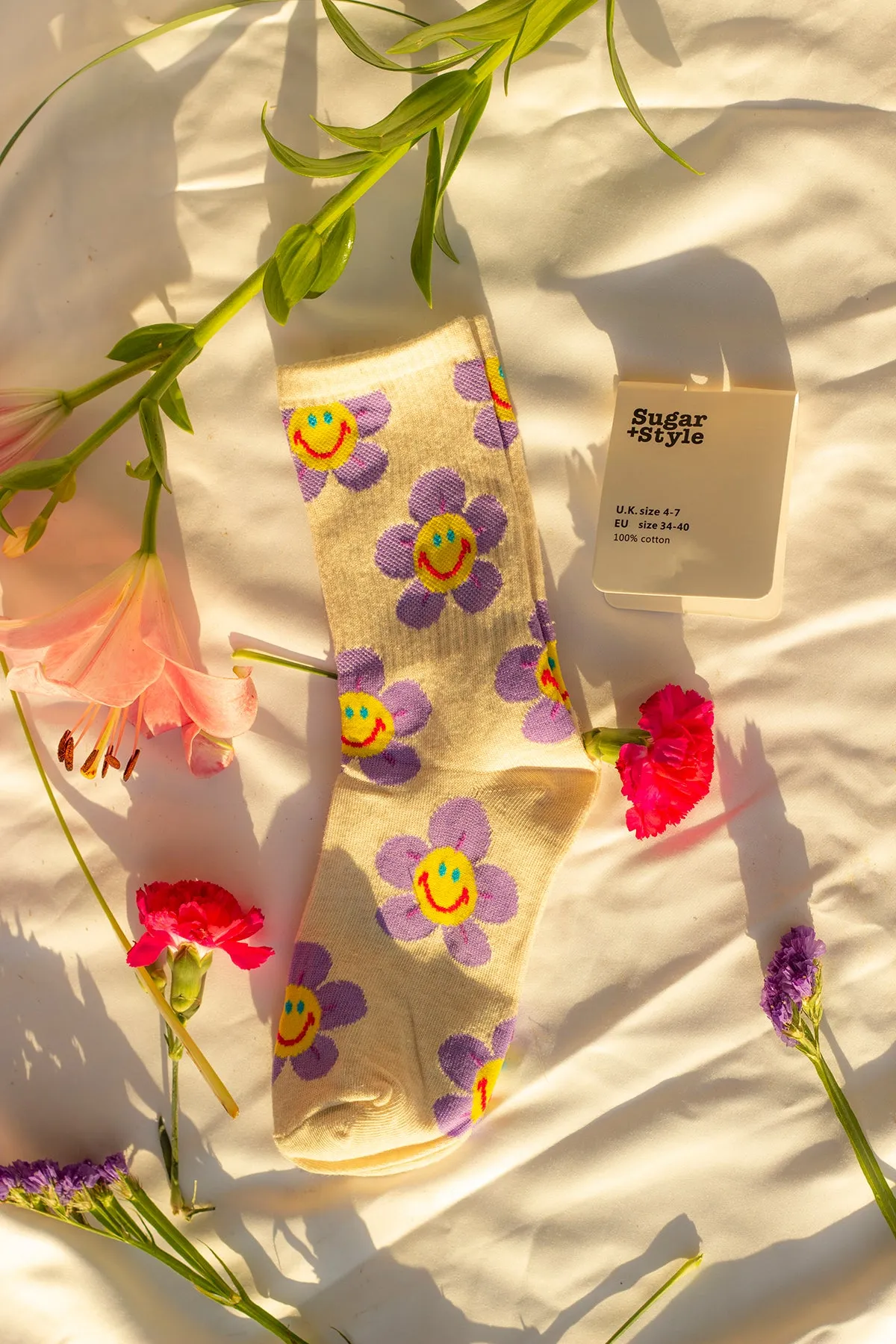 Fun Flower Socks