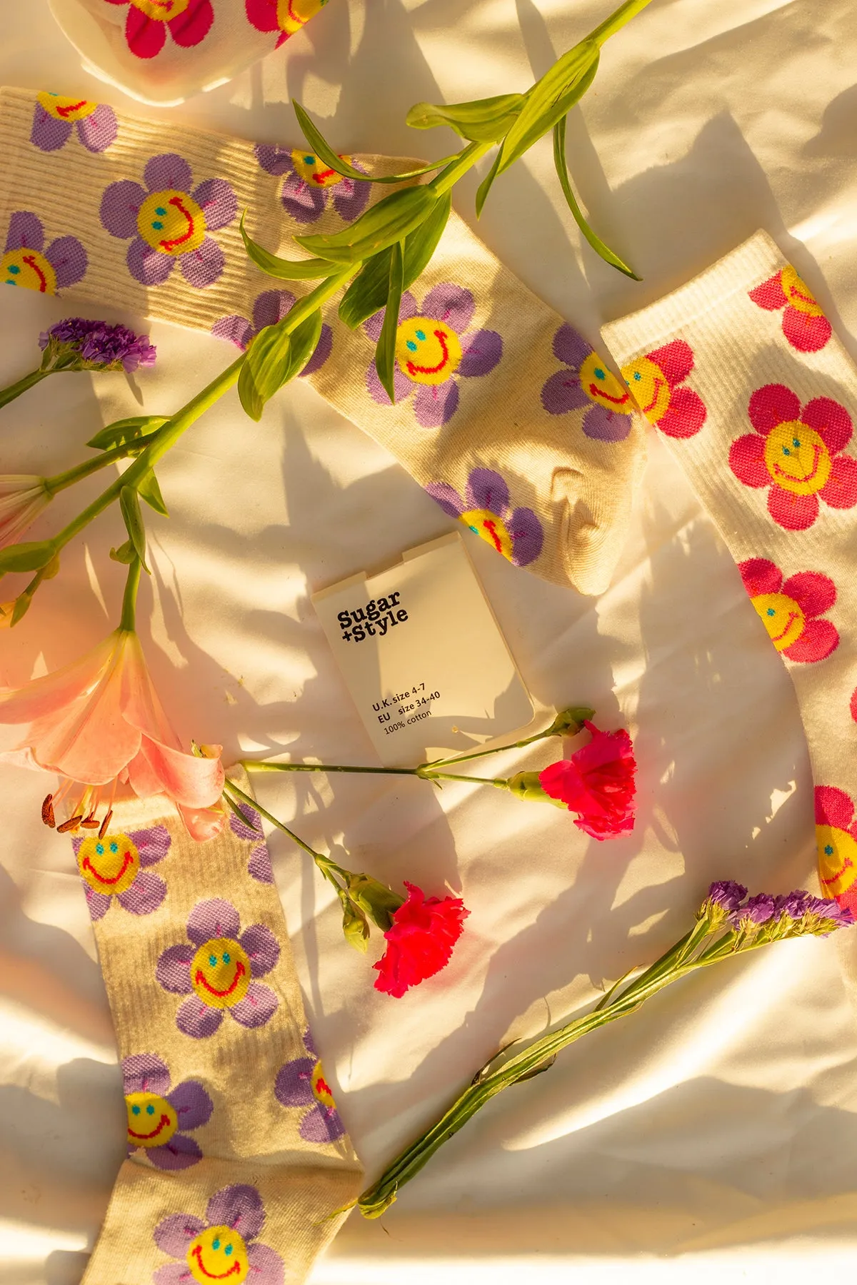Fun Flower Socks