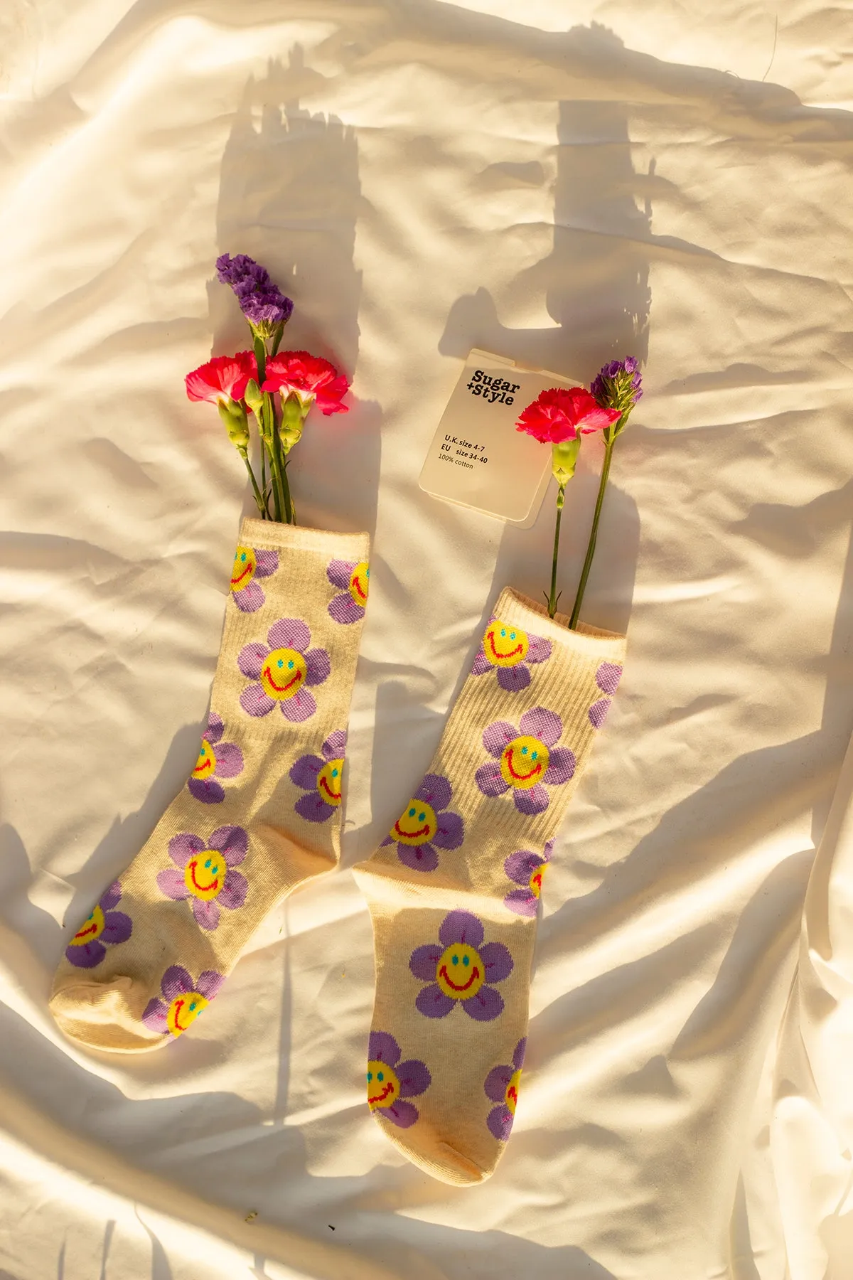 Fun Flower Socks