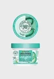 Garnier Ultra Doux Moisturizing Aloe Vera 3-In-1 Hair Food capillaire cheveux normaux 390 ml