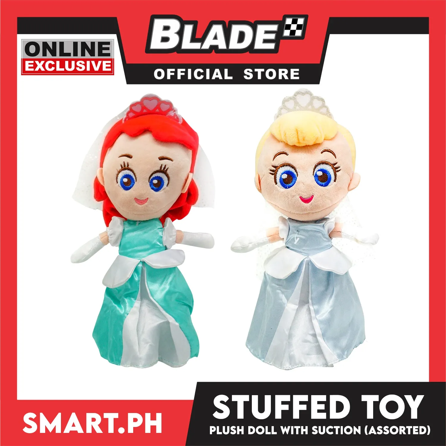 Gifts Stuffed Toy Princess Doll With Suction (Assorted Character Designs)