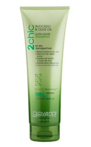 Giovanni - 2 chics - Shampoing "Ultra moist Avocado & Olive Oil" - 250ml