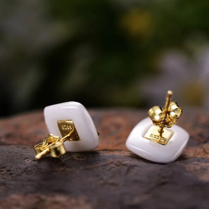 Golden Bee Stud Earrings