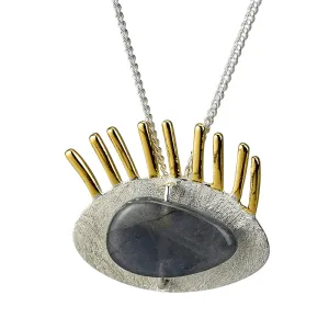 Golden Eyelashes Pendant