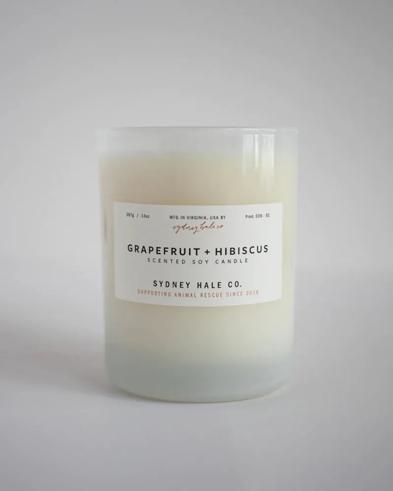 Grapefruit & Hibiscus Candle