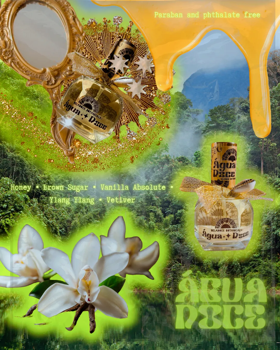Água Doce Honey   Ylang Ylang Perfume