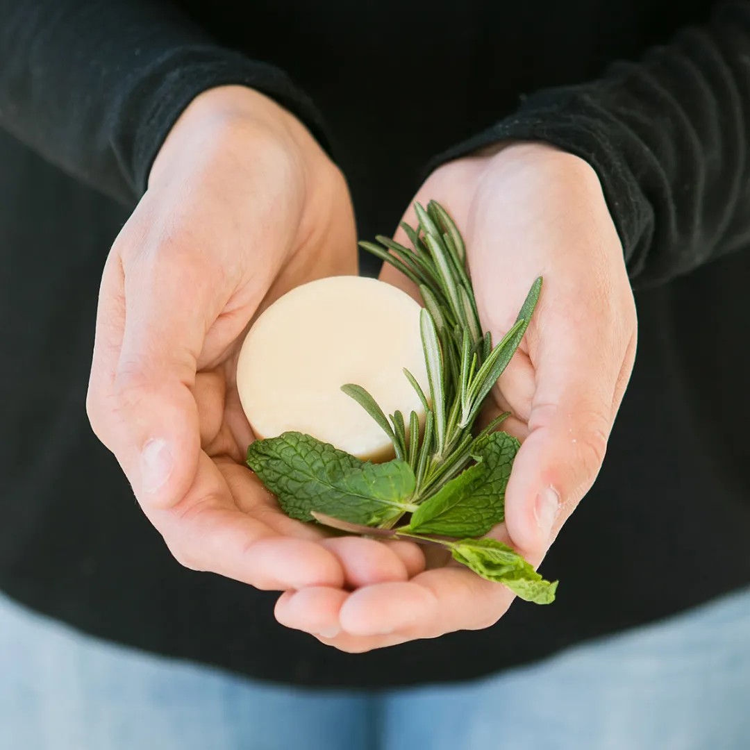 Hair Conditioner Bar w/ Nourishing Oil - Rosemary Mint Scent