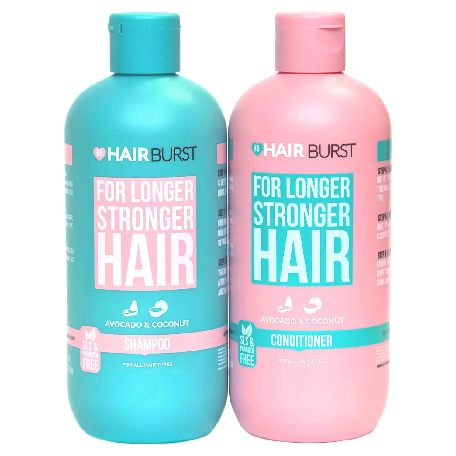 Hairburst - Pack shampoing   après-shampoing "avocado and coconut" - 2x350ml