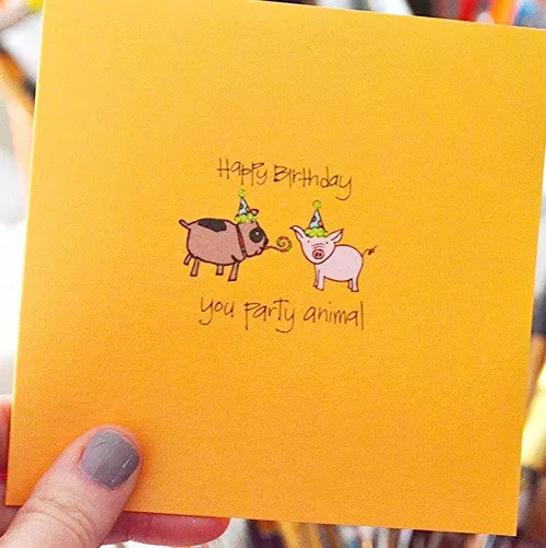 Happy birthday you party animal
