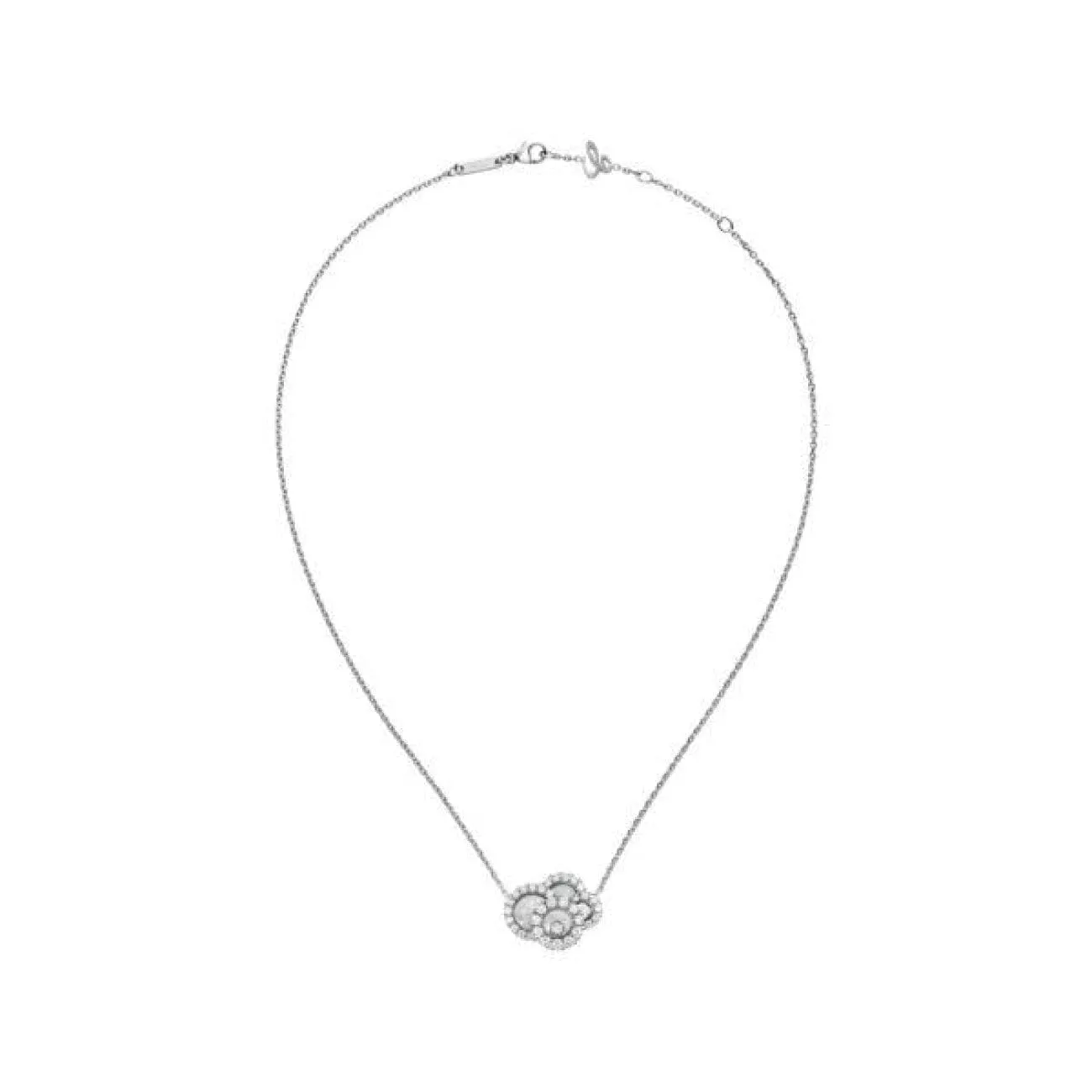 Happy Dreams Ethical White Gold Diamonds Mother Of Pearl Necklace