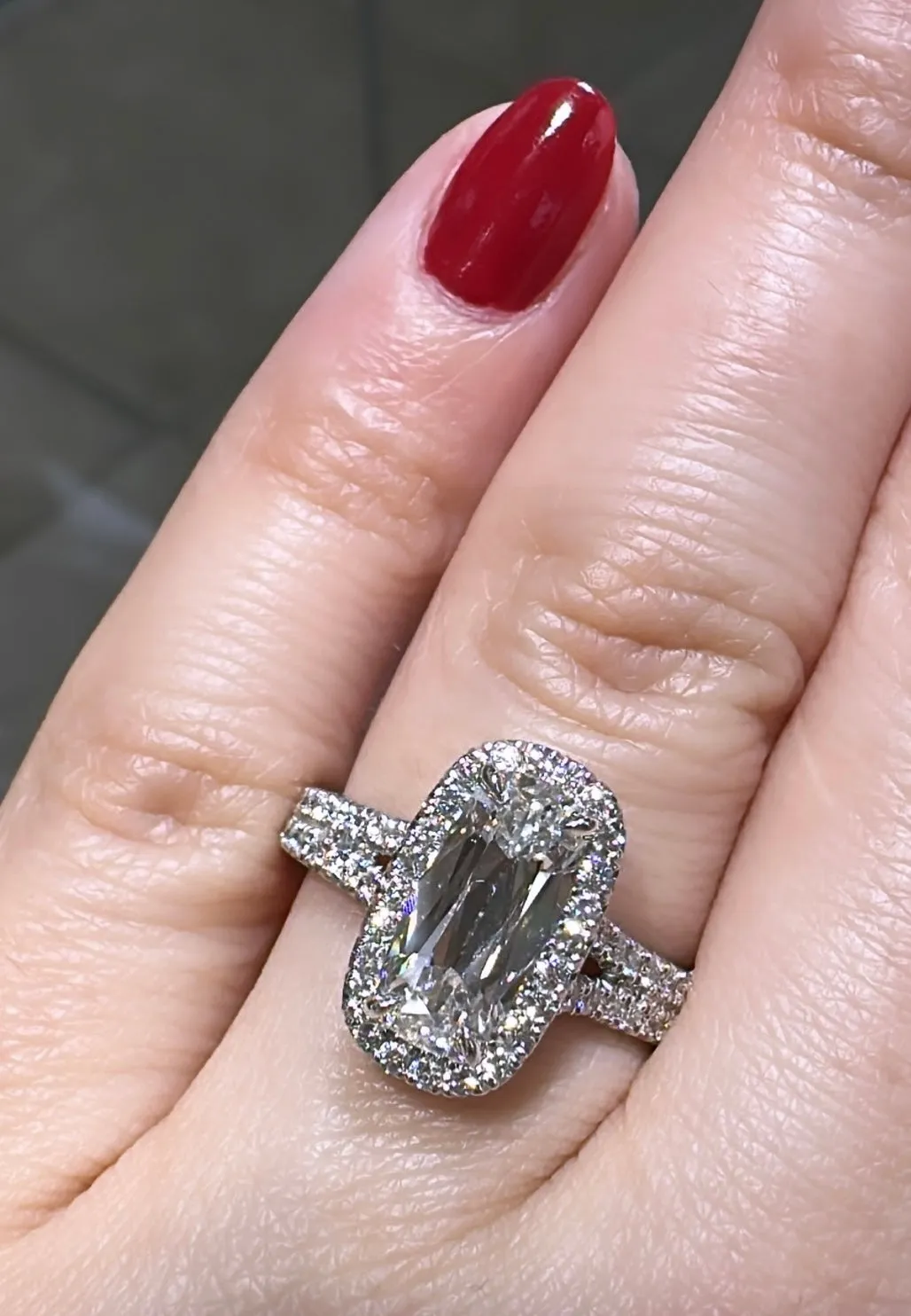 Henri Daussi 2.20ct tw GIA Certified Cushion Cut with Halo Diamond Engagement Ring