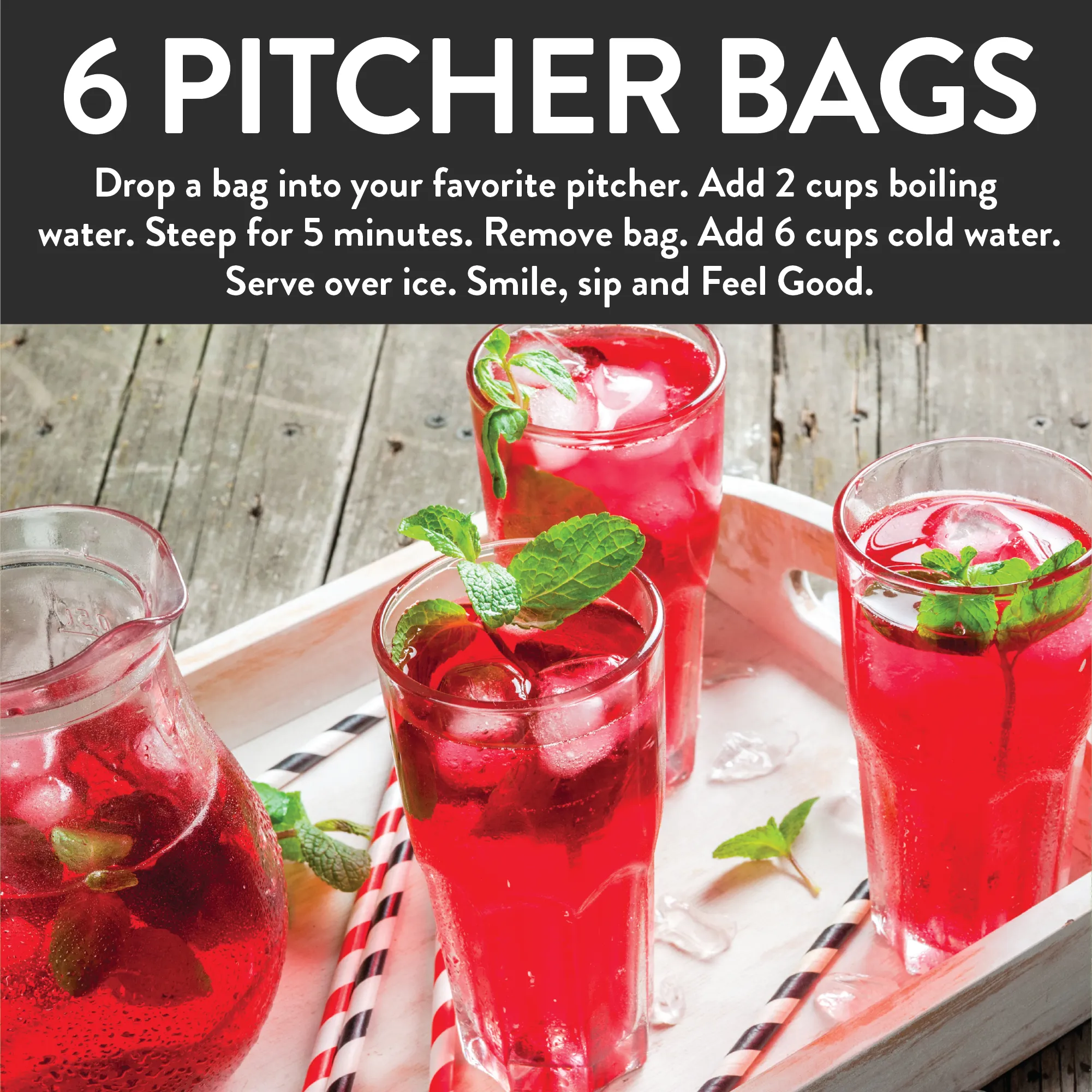Hibiscus Iced Tea Bags