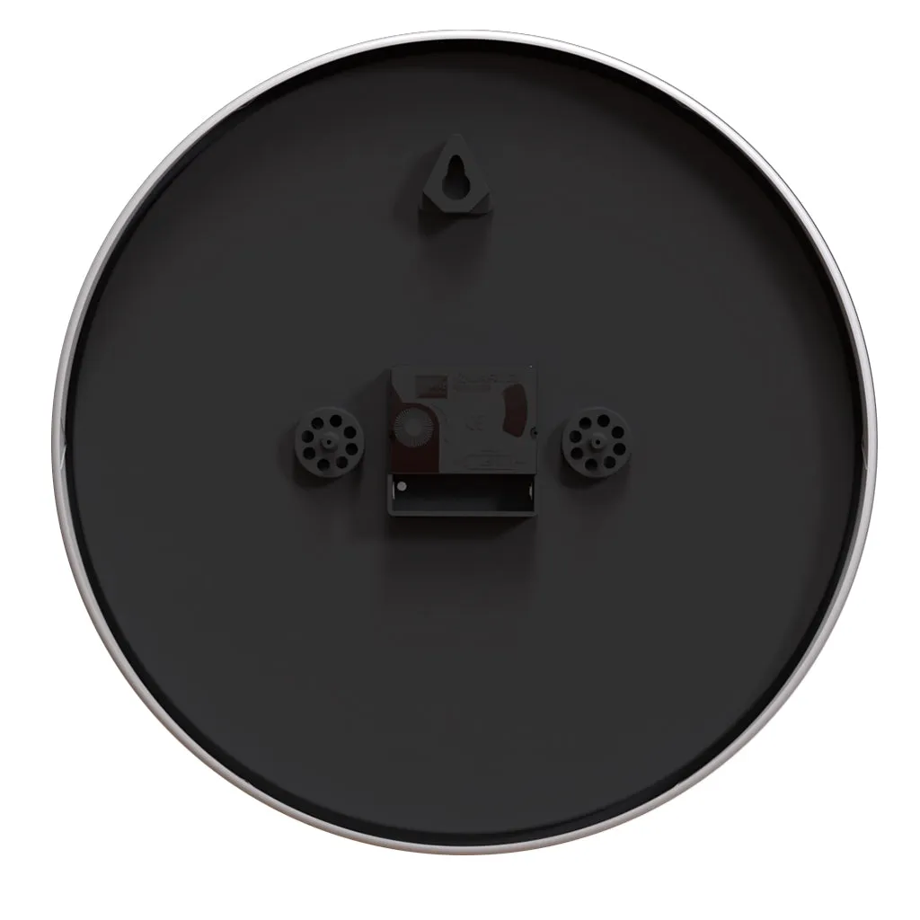Hibiscus <br>Round Framed Wall Clock 11.75"