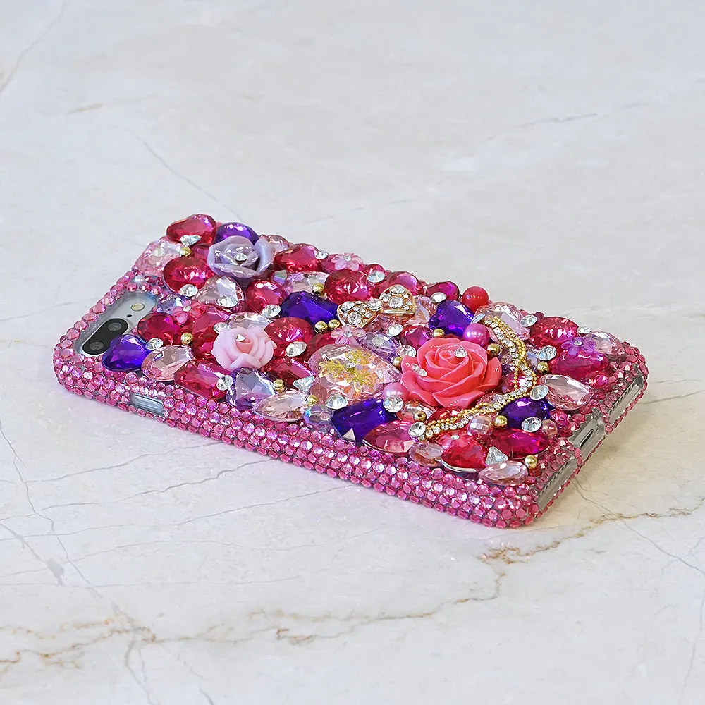 Hot Pink and Lavender Florals Design (Style 872)