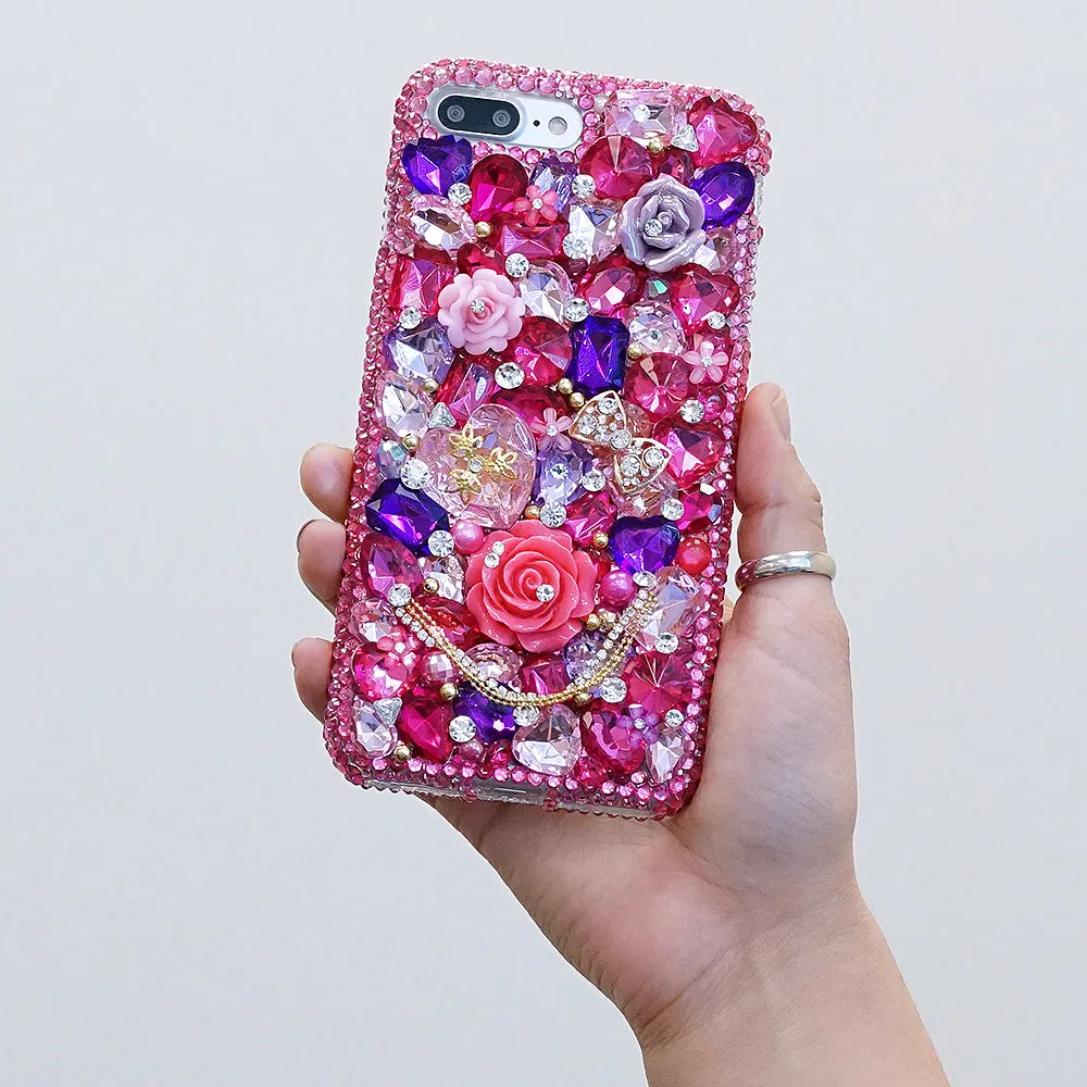 Hot Pink and Lavender Florals Design (Style 872)