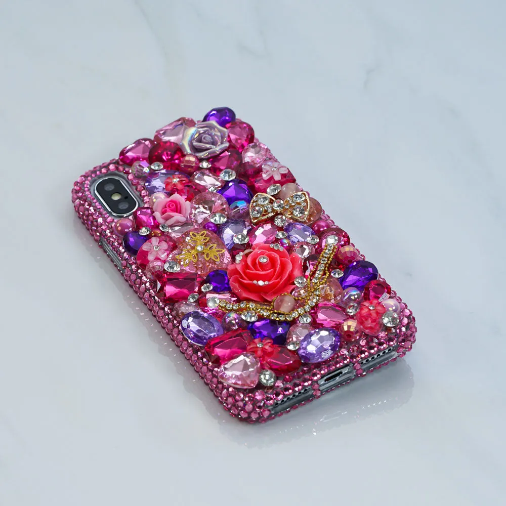 Hot Pink and Lavender Florals Design (Style 872)