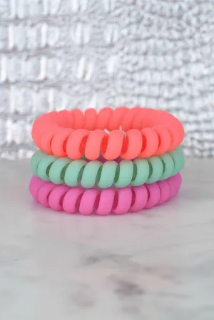 Hotline Hairties- Tropical Matte Set
