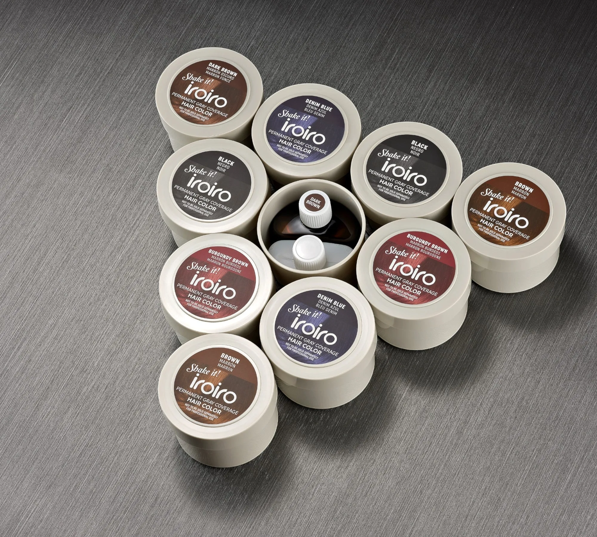 Iroiro Brown Permanent Gray Coverage Hair Color