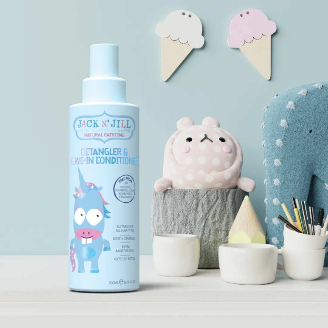 Jack N Jill Detangler and Leave-in Conditioner - Rose Geranium