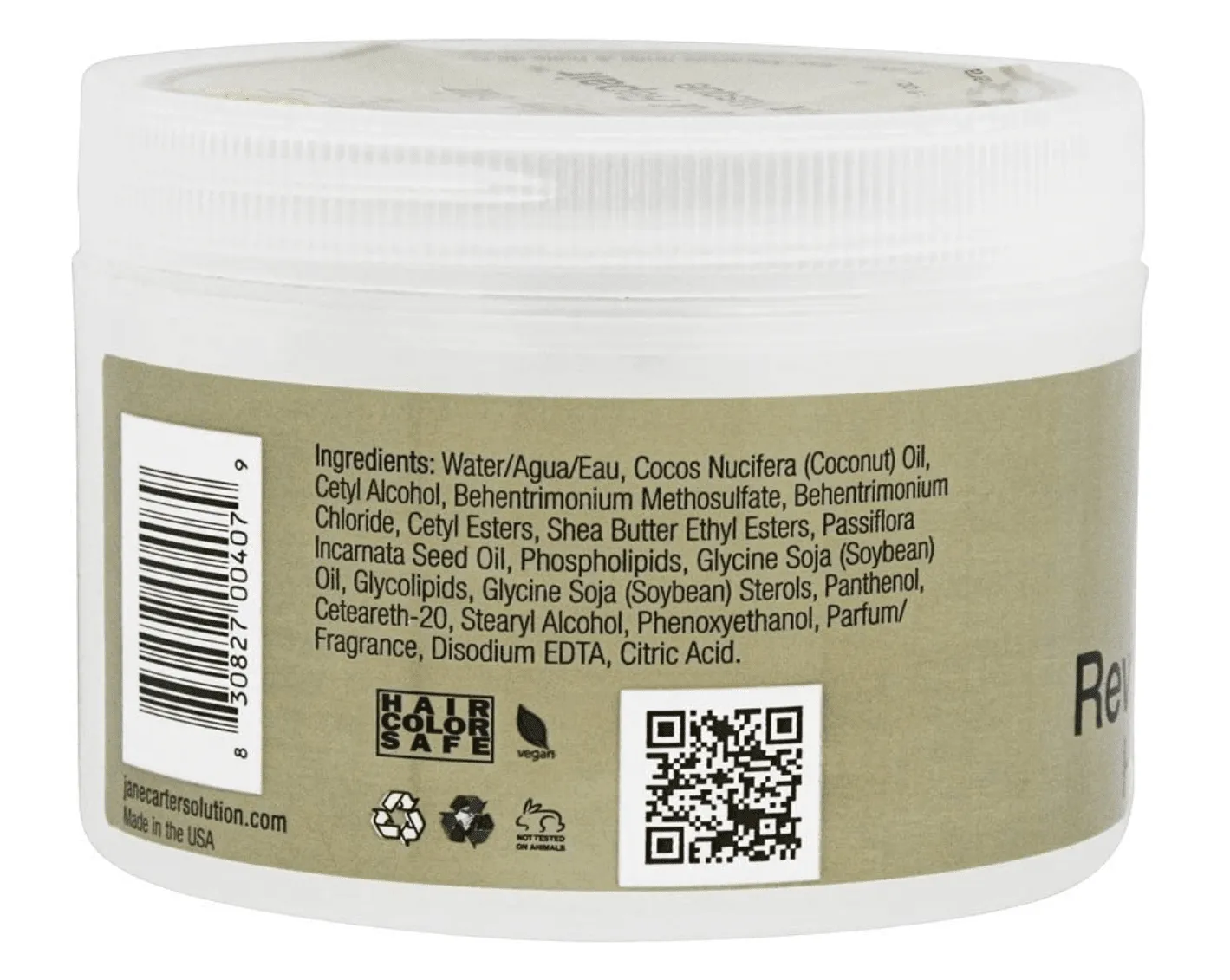 Jane Carter - Healthy hair - Masque capillaire "revive & healer" - 177g