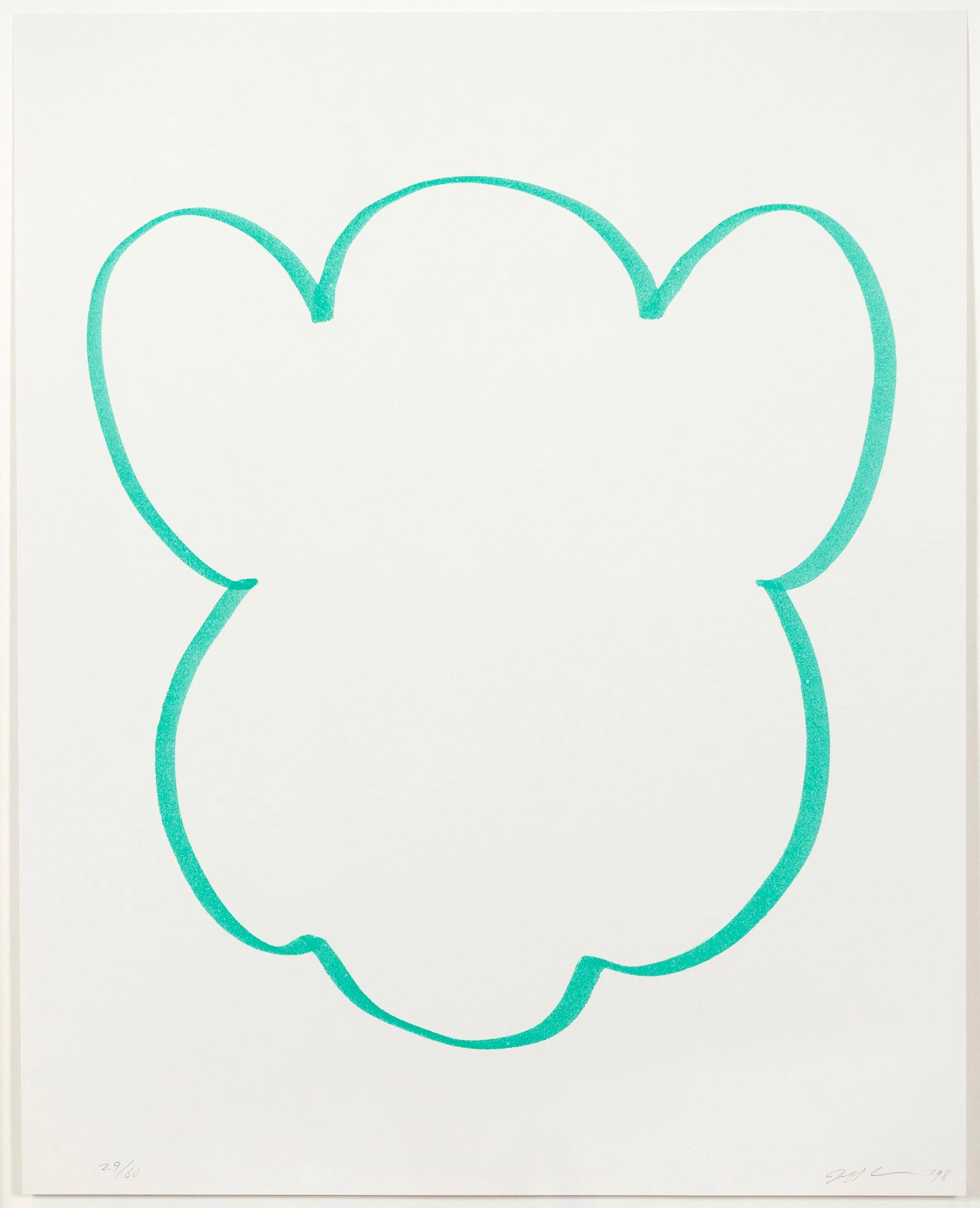 JEFF KOONS "GREEN FUN" LITHO, 1998