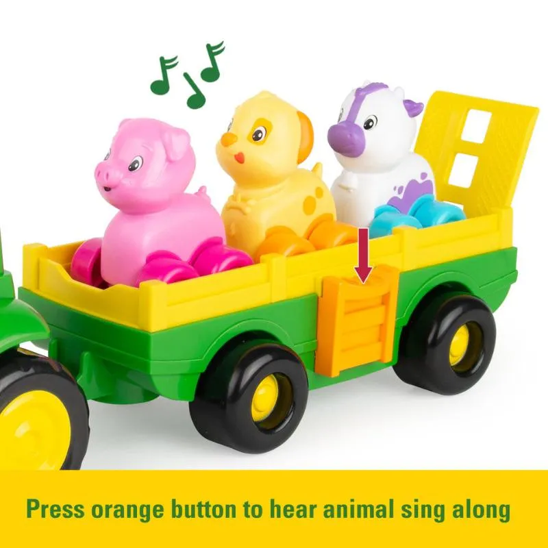 John Deere Toys Animal Sounds Wagon Ride