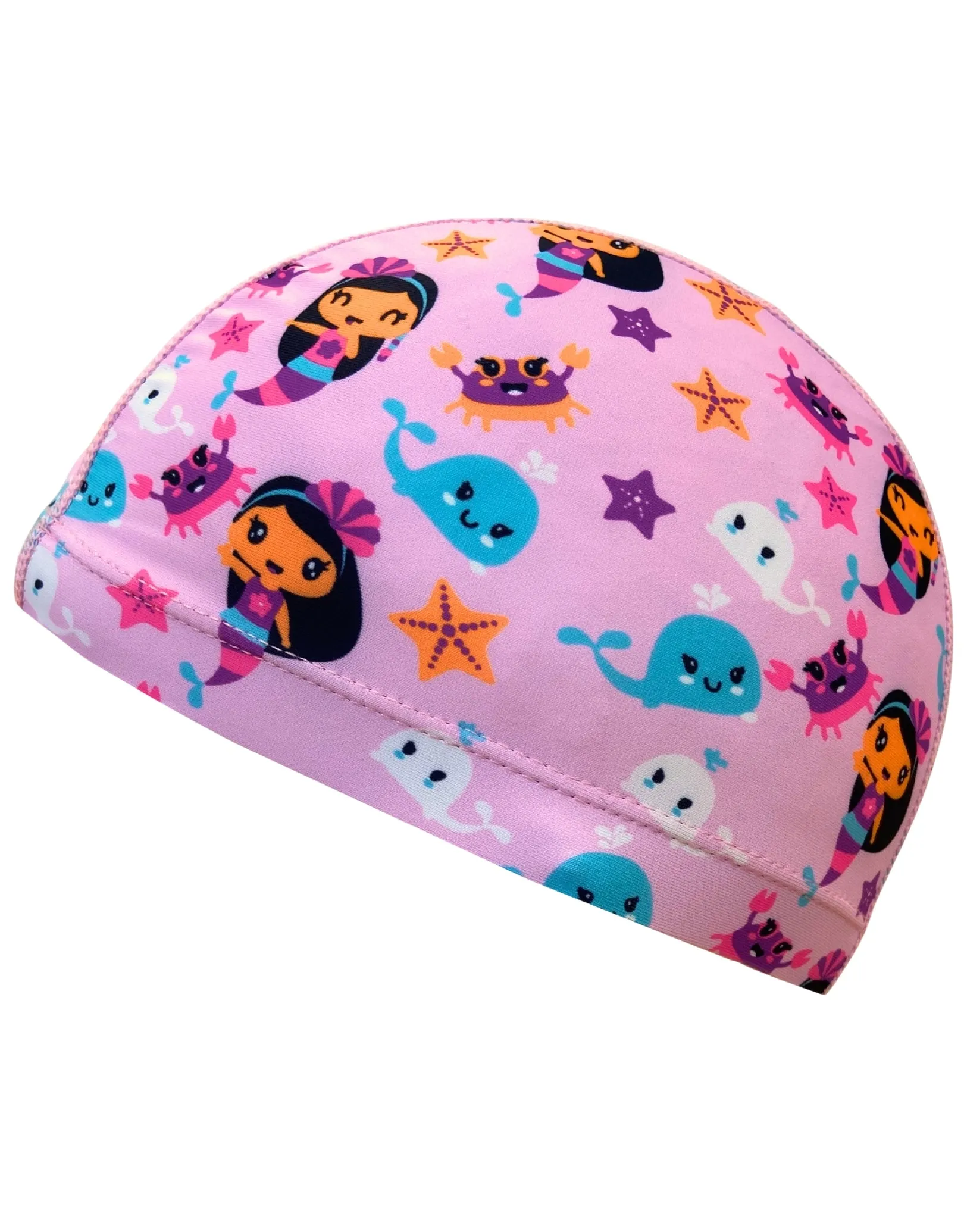 Junior Fun Patterns Lycra Swim Cap