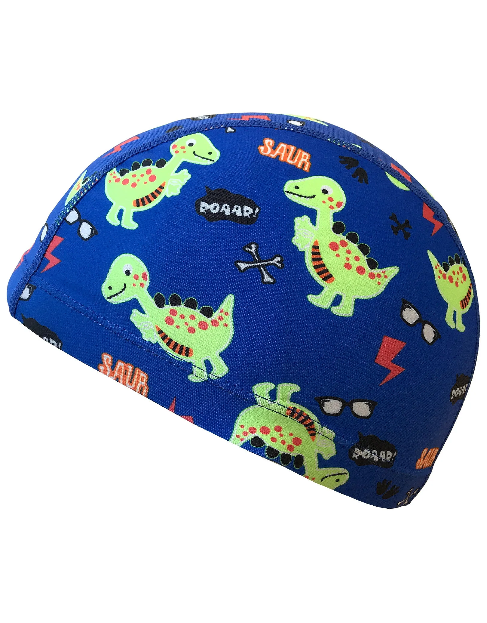 Junior Fun Patterns Lycra Swim Cap