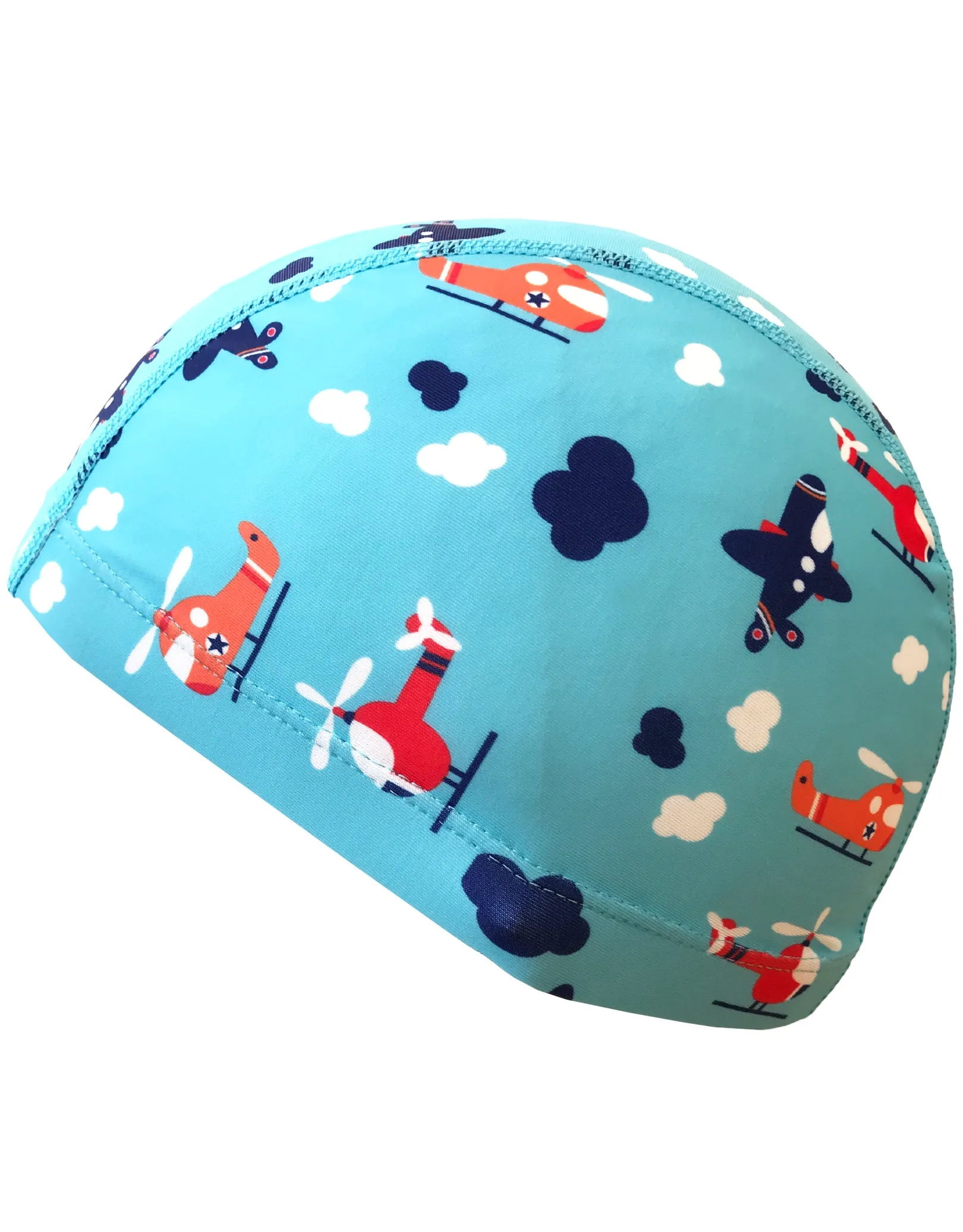 Junior Fun Patterns Lycra Swim Cap