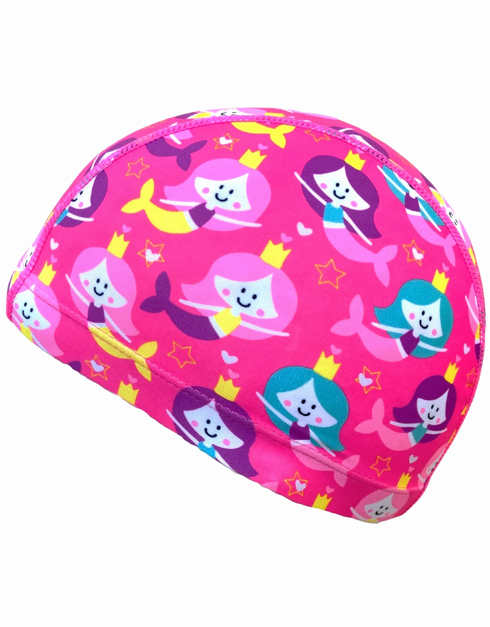 Junior Fun Patterns Lycra Swim Cap
