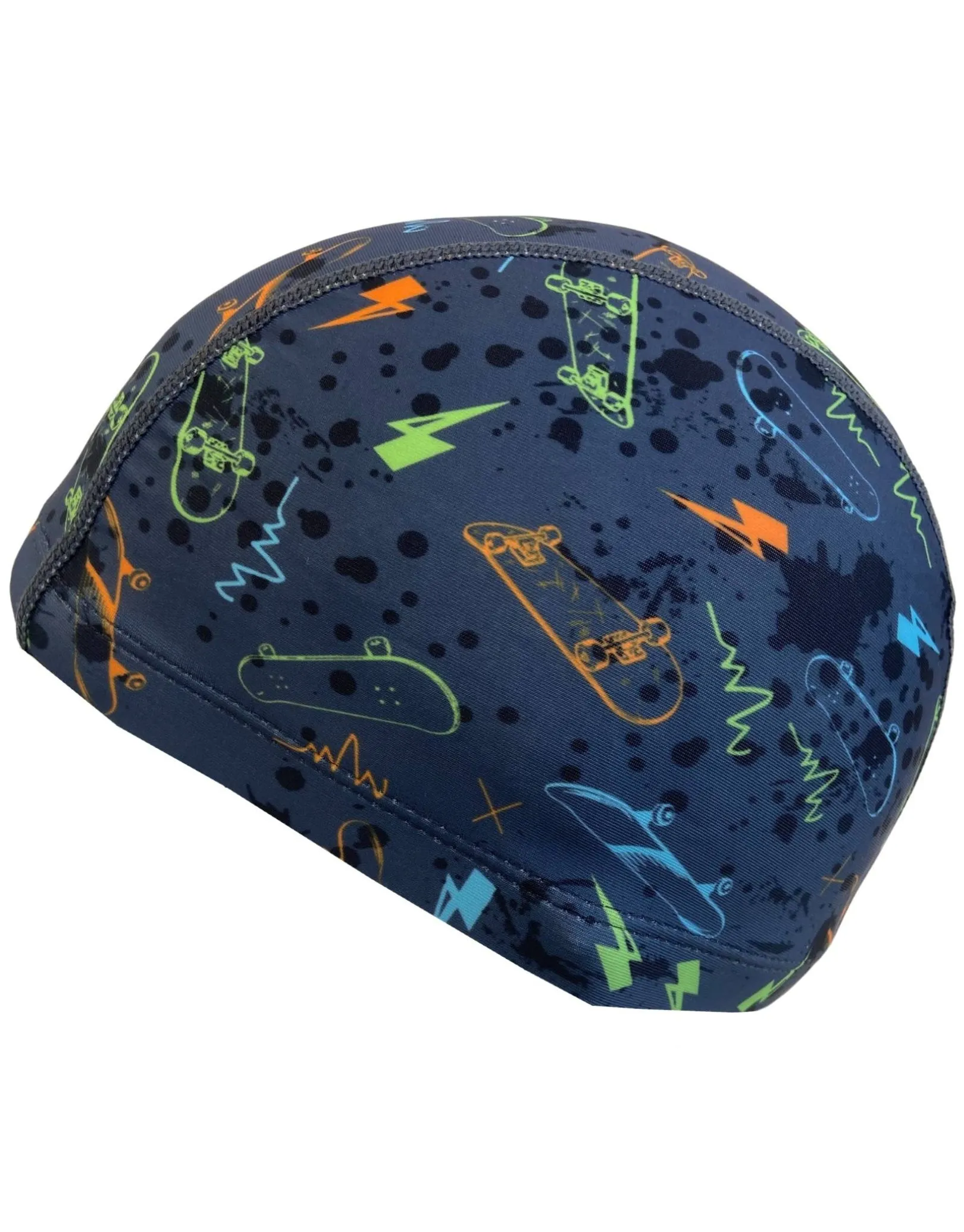 Junior Fun Patterns Lycra Swim Cap