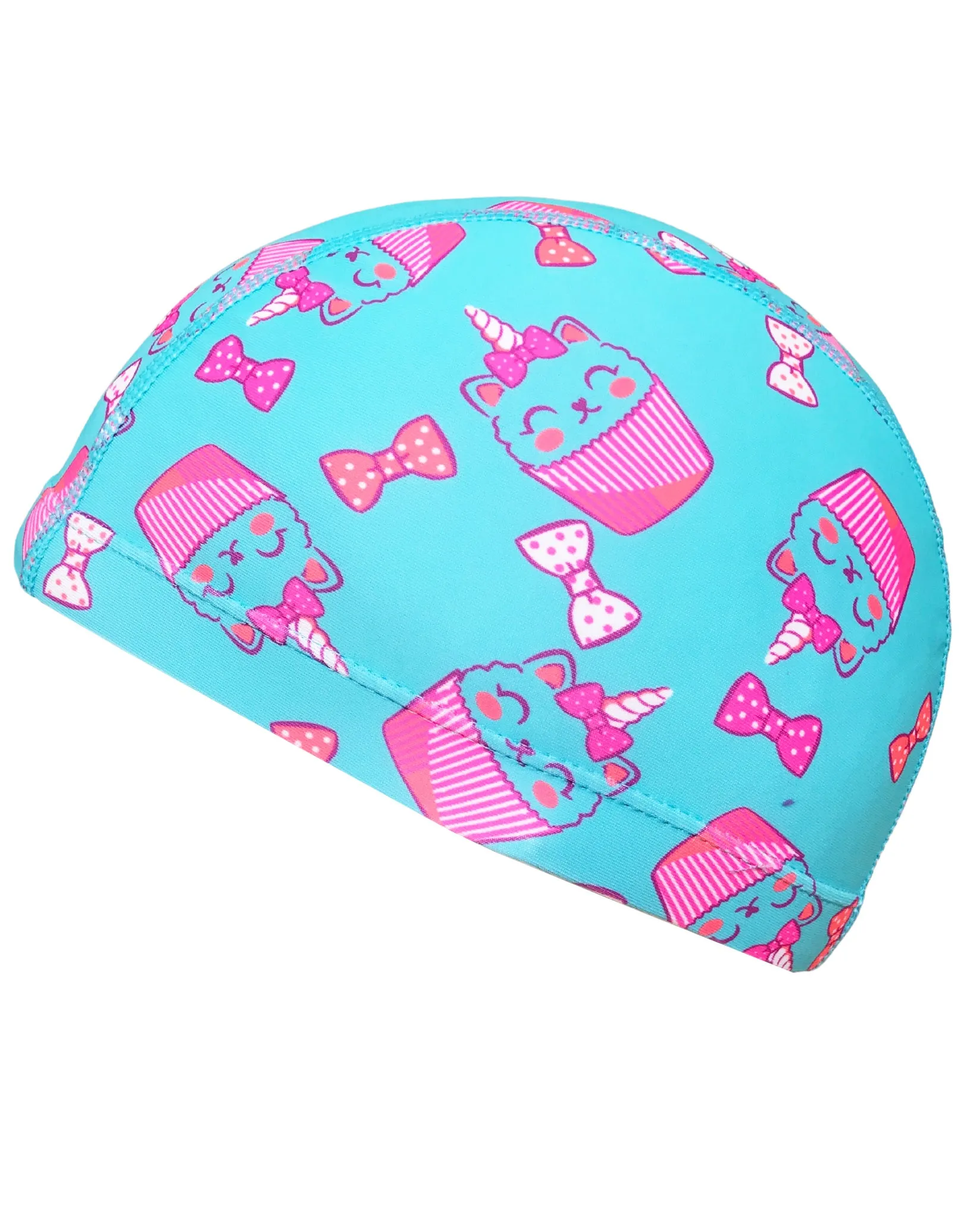 Junior Fun Patterns Lycra Swim Cap
