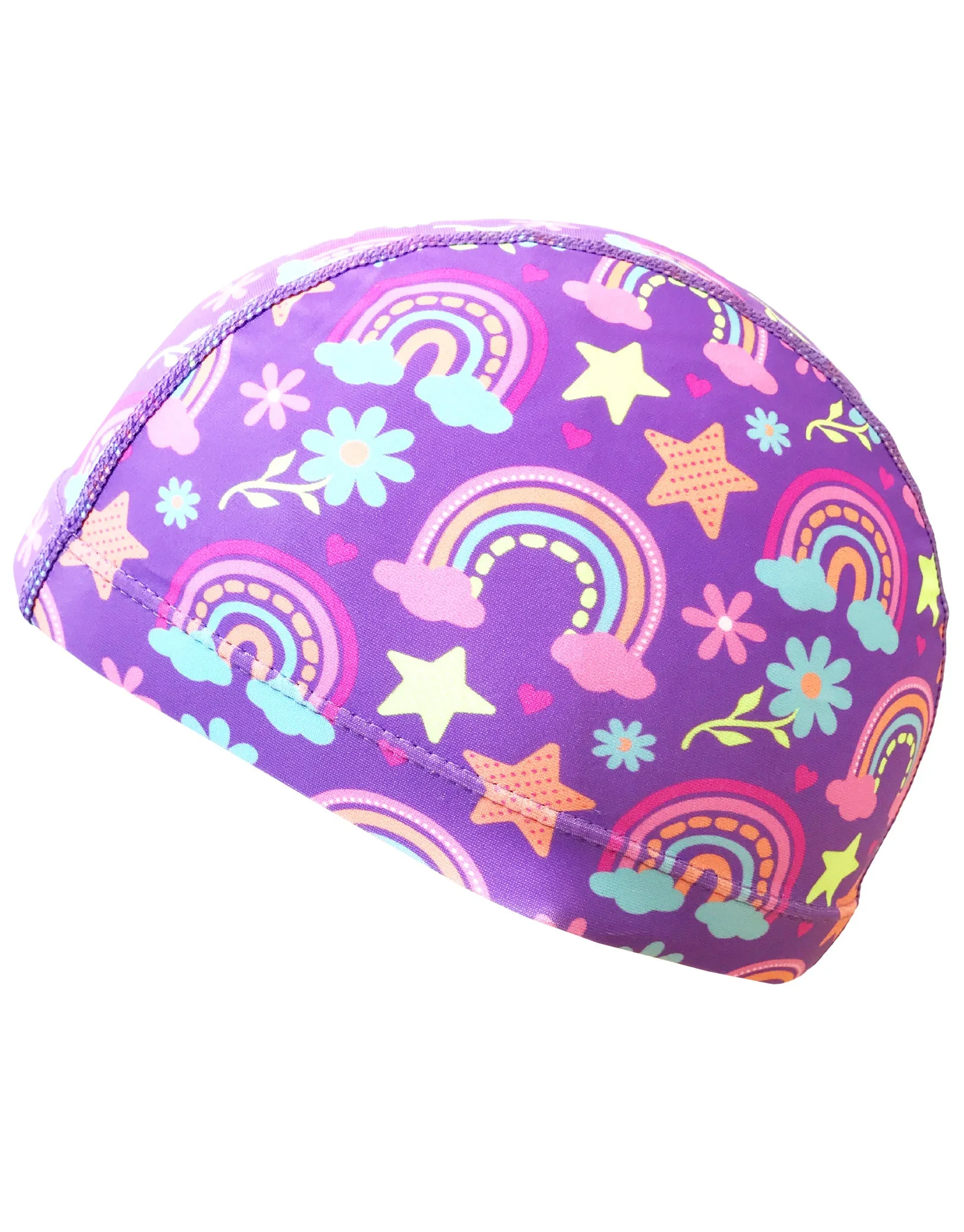 Junior Fun Patterns Lycra Swim Cap
