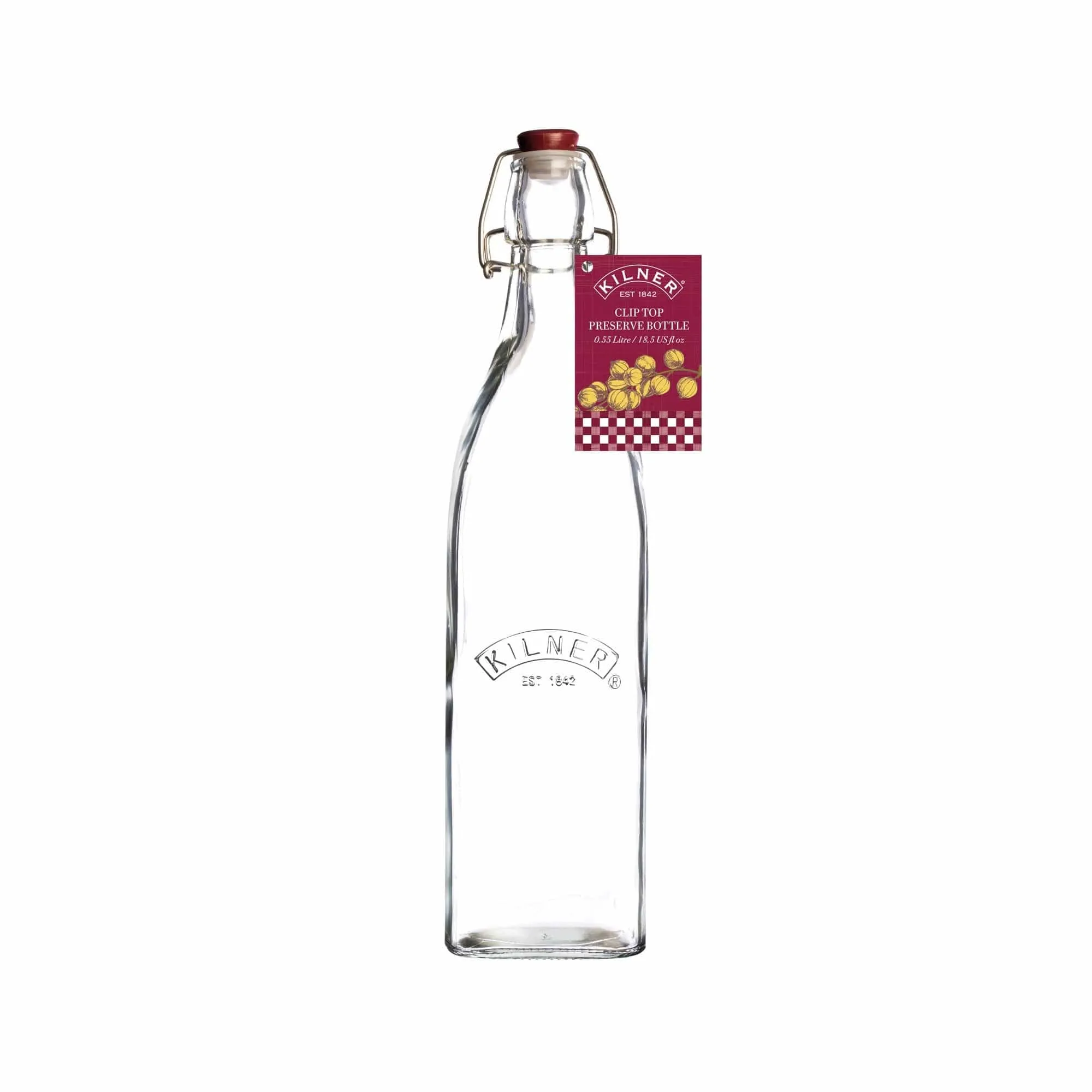 Kilner Clip Top Square Bottle 0.55 Litre KL0025471