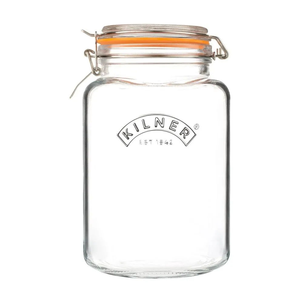 Kilner Clip Top Square Jar 3 Litre KL0025079