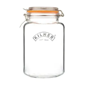 Kilner Clip Top Square Jar 3 Litre KL0025079