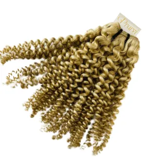 Kinky Blonde Collection - Platinum Blonde Indian Virgin Hair with Kinky Curl