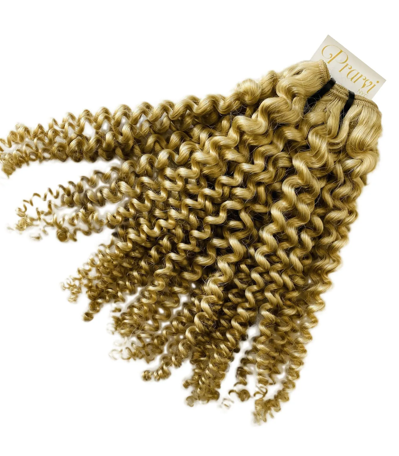 Kinky Blonde Collection - Platinum Blonde Indian Virgin Hair with Kinky Curl