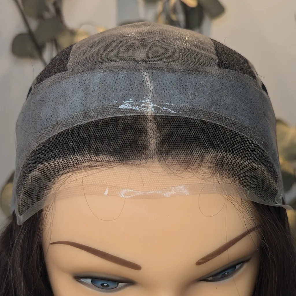 Lace Front Luxury Synthetic Wig | 14"/20" Inch Dark Brown