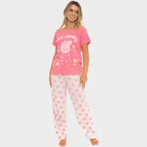 Ladies Peppa Pig Pajamas - Mummy Pig