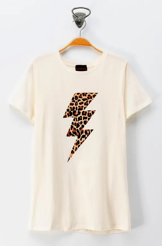 Leopard Bolt Tee