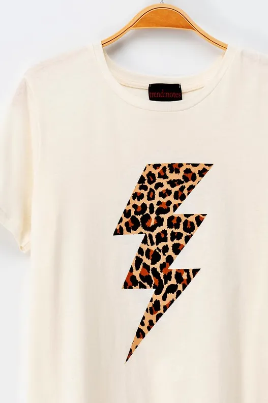 Leopard Bolt Tee