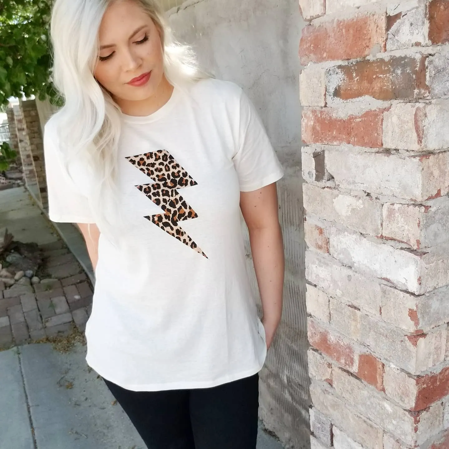 Leopard Bolt Tee