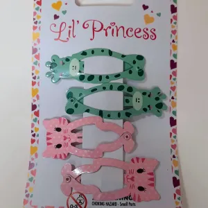 Lil' Princess | Teal Giraffe and Pink Cat