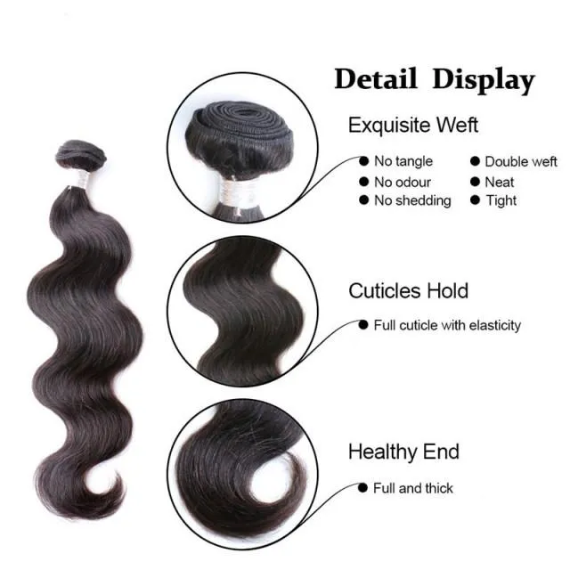 LONDON VIRGIN HAIR Luxury Body Wave Bundles