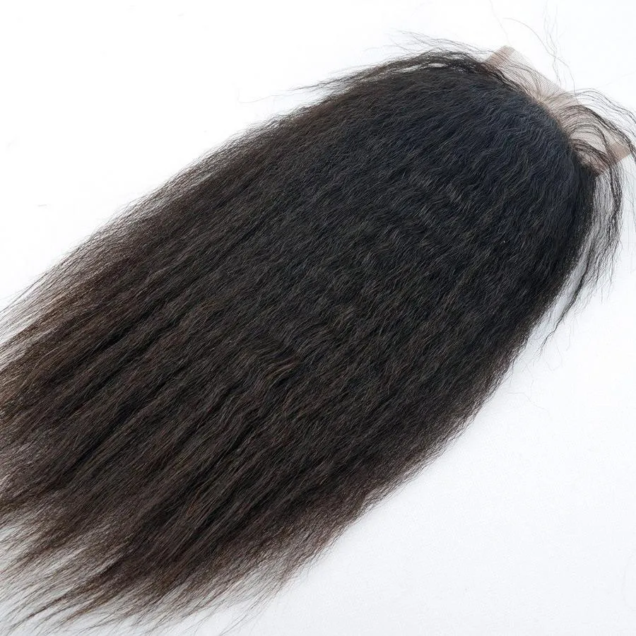 LONDON VIRGIN HAIR Luxury Kinky Closure