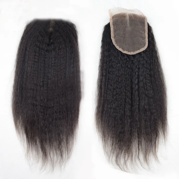LONDON VIRGIN HAIR Luxury Kinky Closure