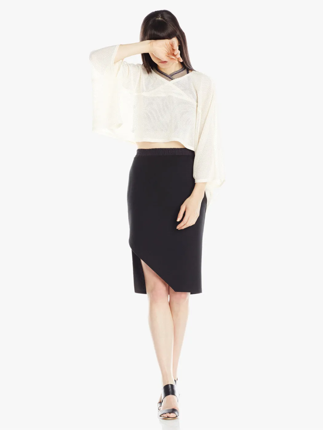 Long Rectangle Top White