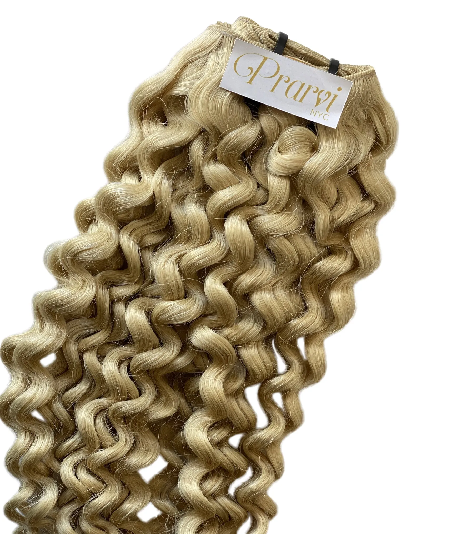 Loose Curls Blonde Collection - Platinum Blonde Indian Virgin Hair with Loose Curl Texture